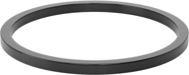 Kare Profilli Yağa Dayanıklı Buna-N O-Ring, 1/8 Kesirli Genişlik, Dash Numarası 228