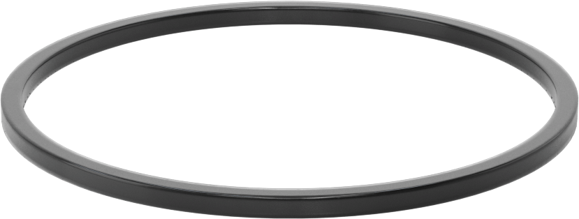 Kare Profilli Yağa Dayanıklı Buna-N O-Ring, 1/8 Kesirli Genişlik, Dash Numarası 238