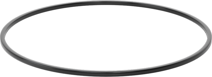 Kare Profilli Yağa Dayanıklı Buna-N O-Ring, 1/8 Kesirli Genişlik, Dash Numarası 260