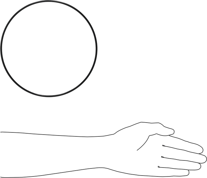 Kare Profilli Yağa Dayanıklı Buna-N O-Ring, 1/8 Kesirli Genişlik, Dash Numarası 264