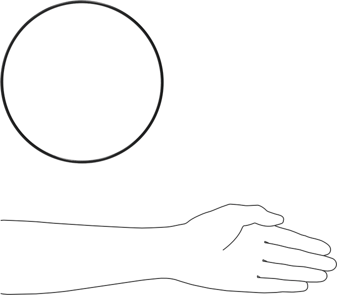 Kare Profilli Yağa Dayanıklı Buna-N O-Ring, 1/8 Kesirli Genişlik, Dash Numarası 265