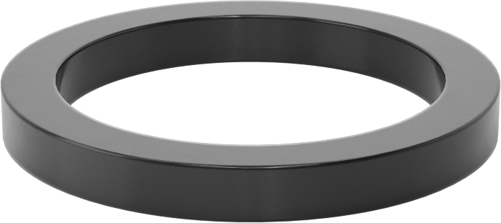 Kare Profilli Yağa Dayanıklı Buna-N O-Ring, 3/16 Kesirli Genişlik, Dash Numarası 325