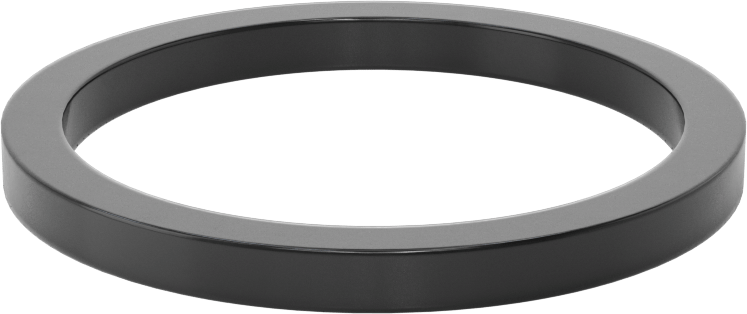 Kare Profilli Yağa Dayanıklı Buna-N O-Ring, 3/16 Kesirli Genişlik, Dash Numarası 330