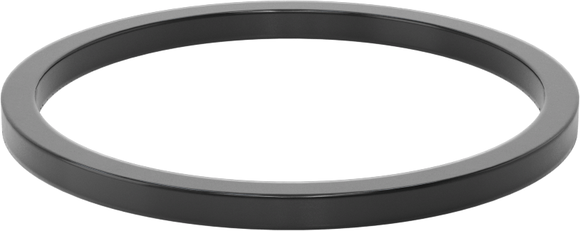 Kare Profilli Yağa Dayanıklı Buna-N O-Ring, 3/16 Kesirli Genişlik, Dash Numarası 338