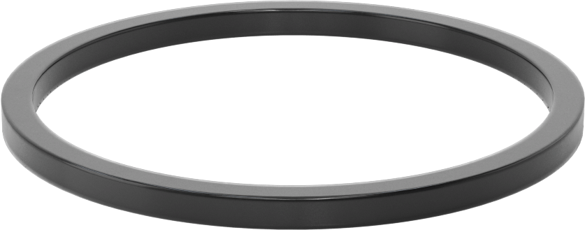 Kare Profilli Yağa Dayanıklı Buna-N O-Ring, 3/16 Kesirli Genişlik, Dash Numarası 341