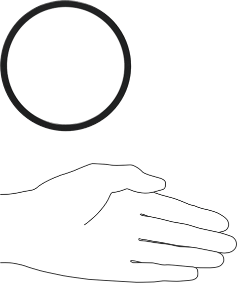 Kare Profilli Yağa Dayanıklı Buna-N O-Ring, 3/16 Kesirli Genişlik, Dash Numarası 342