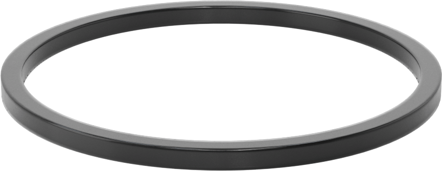 Kare Profilli Yağa Dayanıklı Buna-N O-Ring, 3/16 Kesirli Genişlik, Dash Numarası 345