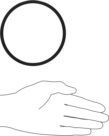 Kare Profilli Yağa Dayanıklı Buna-N O-Ring, 3/16 Kesirli Genişlik, Dash Numarası 345