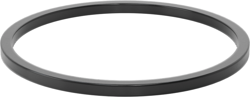 Kare Profilli Yağa Dayanıklı Buna-N O-Ring, 3/16 Kesirli Genişlik, Dash Numarası 346