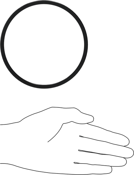 Kare Profilli Yağa Dayanıklı Buna-N O-Ring, 3/16 Kesirli Genişlik, Dash Numarası 348