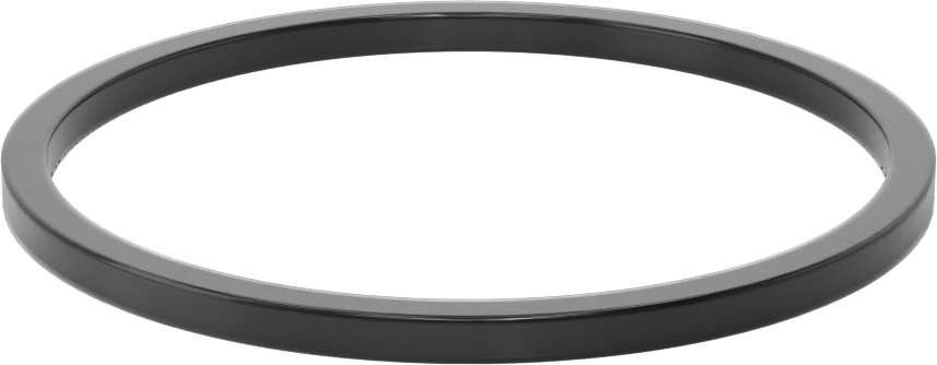 Kare Profilli Yağa Dayanıklı Buna-N O-Ring, 3/16 Kesirli Genişlik, Dash Numarası 344