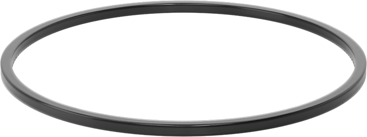 Kare Profilli Yağa Dayanıklı Buna-N O-Ring, 3/16 Kesirli Genişlik, Dash Numarası 363