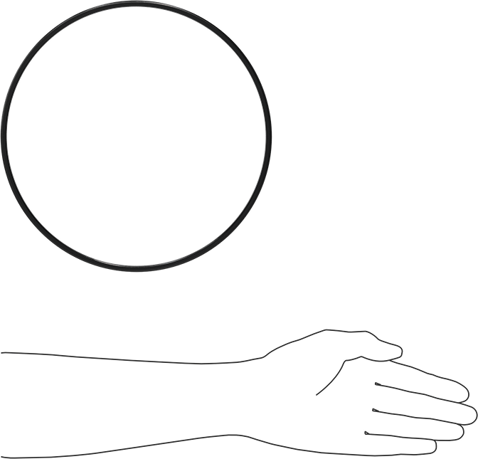 Kare Profilli Yağa Dayanıklı Buna-N O-Ring, 3/16 Kesirli Genişlik, Dash Numarası 373