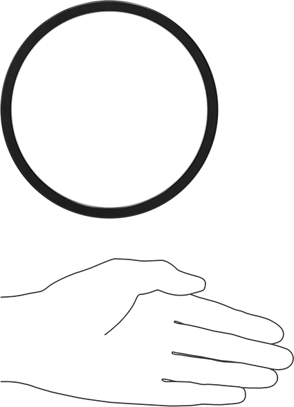 Kare Profilli Yağa Dayanıklı Buna-N O-Ring, 1/4 Kesirli Genişlik, Dash Numarası 428