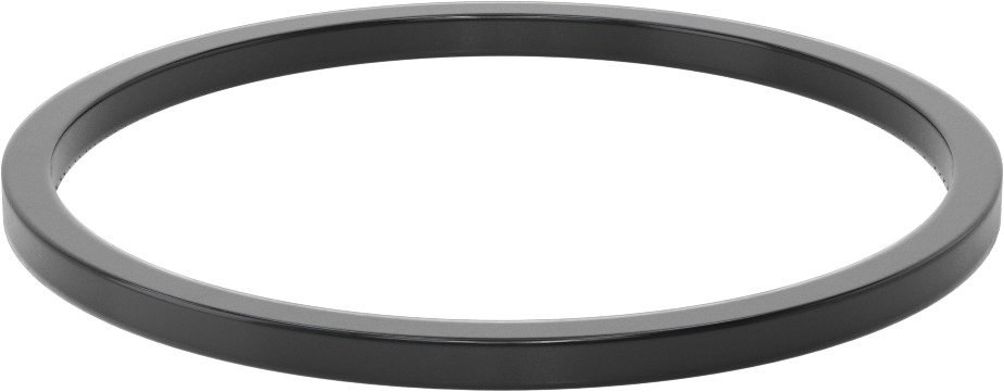 Kare Profilli Yağa Dayanıklı Buna-N O-Ring, 1/4 Kesirli Genişlik, Dash Numarası 429