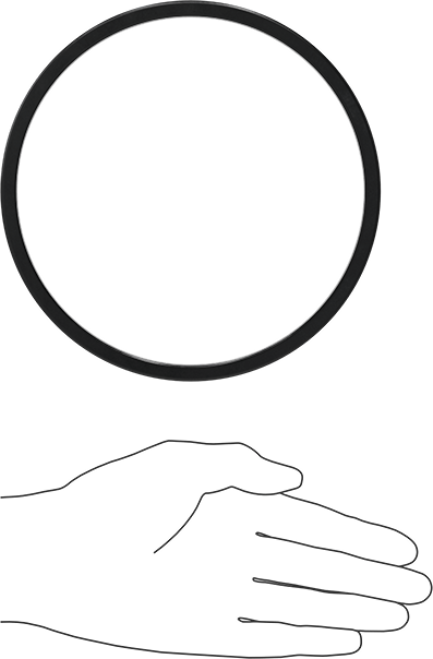 Kare Profilli Yağa Dayanıklı Buna-N O-Ring, 1/4 Kesirli Genişlik, Dash Numarası 436