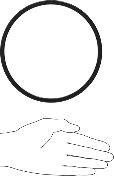 Kare Profilli Yağa Dayanıklı Buna-N O-Ring, 1/4 Kesirli Genişlik, Dash Numarası 437