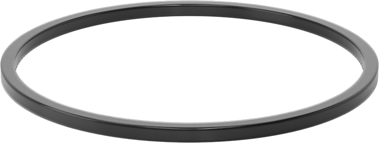 Kare Profilli Yağa Dayanıklı Buna-N O-Ring, 1/4 Kesirli Genişlik, Dash Numarası 440