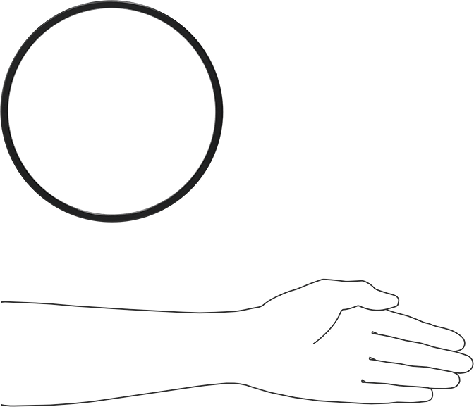 Kare Profilli Yağa Dayanıklı Buna-N O-Ring, 1/4 Kesirli Genişlik, Dash Numarası 442