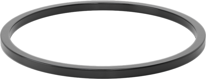 Kare Profilli Yağa Dayanıklı Buna-N O-Ring, 1/4 Kesirli Genişlik, Dash Numarası 434