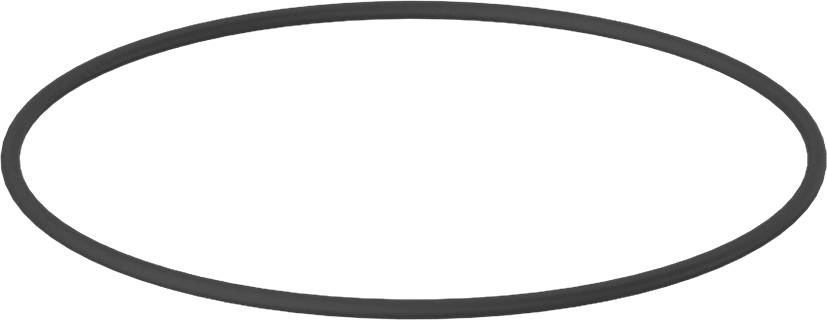Yağa Dayanıklı Mil. Spec. Buna-N O-Ring, 1/16 Kesirli Genişlik, Dash No. 041,-30° to 250°F