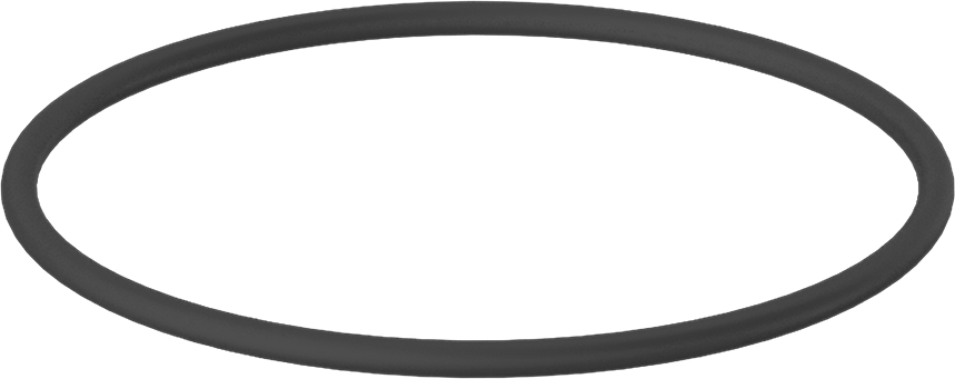 Yağa Dayanıklı Mil. Spec. Buna-N O-Ring, 1/8 Kesirli Genişlik, Dash No. 238,-65° to 155°F