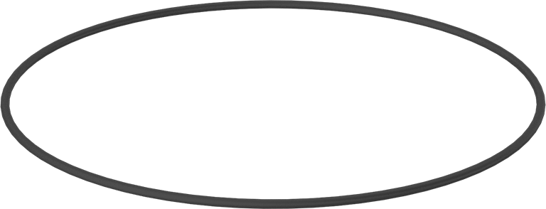 Yağa Dayanıklı Mil. Spec. Buna-N O-Ring, 1/8 Kesirli Genişlik, Dash No. 268,-65° to 155°F