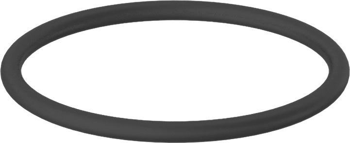 Yağa Dayanıklı Mil. Spec. Buna-N O-Ring, 3/32 Kesirli Genişlik, Dash No. 129,-65° to 275°F