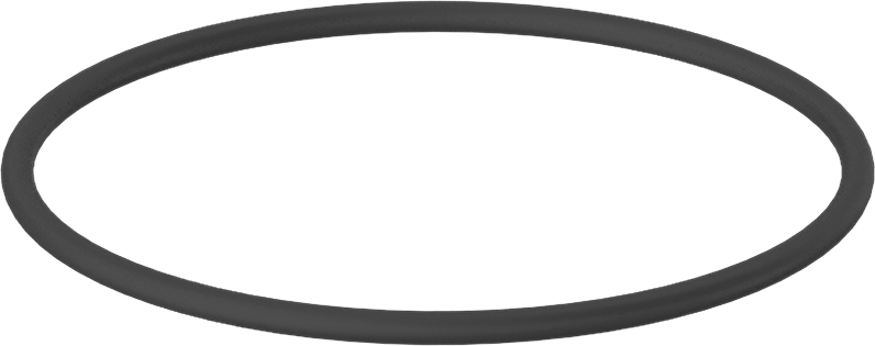 Yağa Dayanıklı Mil. Spec. Buna-N O-Ring, 3/32 Kesirli Genişlik, Dash No. 146,-65° to 275°F