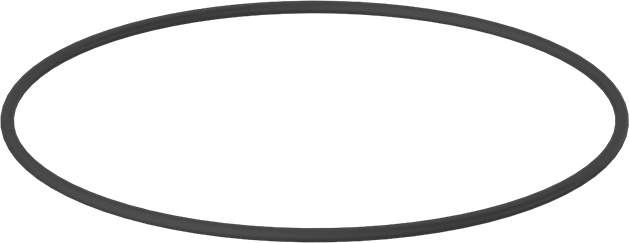 Yağa Dayanıklı Mil. Spec. Buna-N O-Ring, 3/32 Kesirli Genişlik, Dash No. 158,-65° to 275°F