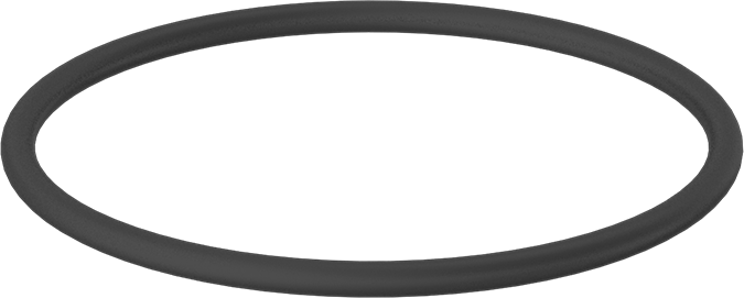Yağa Dayanıklı Mil. Spec. Buna-N O-Ring, 1/4 Kesirli Genişlik, Dash No. 433,-65° to 275°F