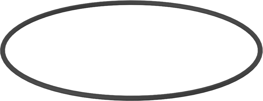 Yağa Dayanıklı Mil. Spec. Buna-N O-Ring, 1/16 Kesirli Genişlik, Dash No. 044,-20° to 250°F