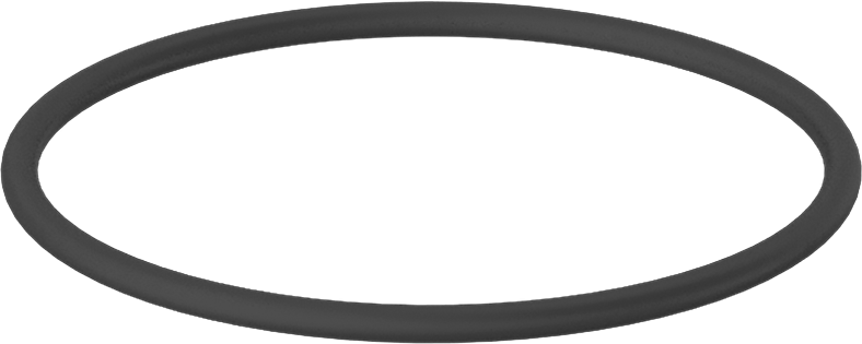 Yağa Dayanıklı Mil. Spec. Buna-N O-Ring, 3/32 Kesirli Genişlik, Dash No. 140,-20° to 250°F