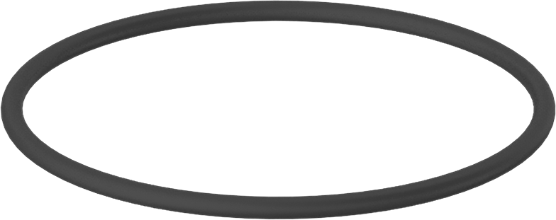 Yağa Dayanıklı Mil. Spec. Buna-N O-Ring, 3/32 Kesirli Genişlik, Dash No. 144,-20° to 250°F
