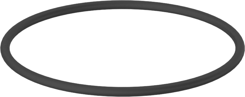 Yağa Dayanıklı Mil. Spec. Buna-N O-Ring, 3/32 Kesirli Genişlik, Dash No. 145,-20° to 250°F