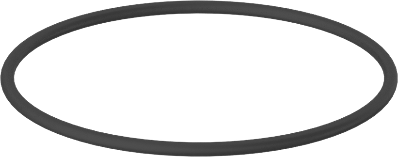 Yağa Dayanıklı Mil. Spec. Buna-N O-Ring, 3/32 Kesirli Genişlik, Dash No. 150,-20° to 250°F