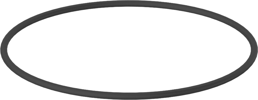 Yağa Dayanıklı Mil. Spec. Buna-N O-Ring, 3/32 Kesirli Genişlik, Dash No. 154,-20° to 250°F
