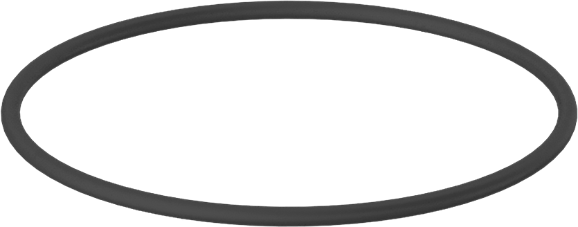 Yağa Dayanıklı Mil. Spec. Buna-N O-Ring, 3/32 Kesirli Genişlik, Dash No. 151,-20° to 250°F