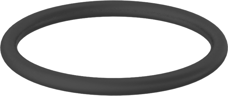 Yağa Dayanıklı Mil. Spec. Buna-N O-Ring, 1/8 Kesirli Genişlik, Dash No. 223,-20° to 250°F
