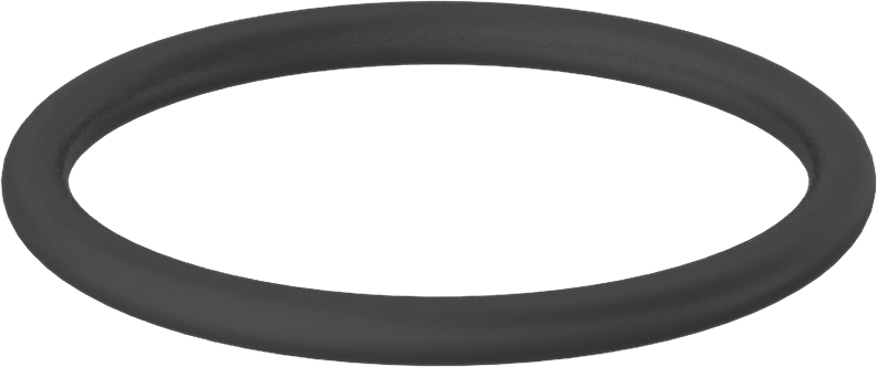 Yağa Dayanıklı Mil. Spec. Buna-N O-Ring, 3/16 Kesirli Genişlik, Dash No. 332,-20° to 250°F