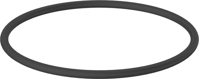 Yağa Dayanıklı Mil. Spec. Buna-N O-Ring, 1/4 Kesirli Genişlik, Dash No. 438,-20° to 250°F