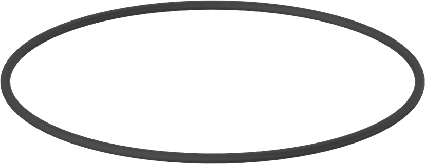 Yağa Dayanıklı Mil. Spec. Buna-N O-Ring, 1/16 Kesirli Genişlik, Dash No. 041,-20° to 250°F