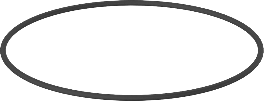 Yağa Dayanıklı Mil. Spec. Buna-N O-Ring, 1/16 Kesirli Genişlik, Dash No. 042,-20° to 250°F