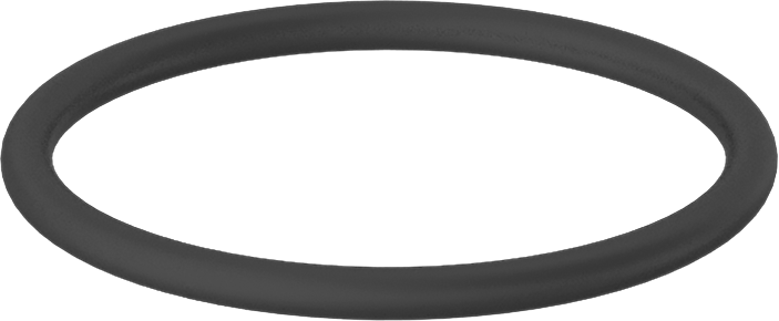 Yağa Dayanıklı Mil. Spec. Buna-N O-Ring, 3/32 Kesirli Genişlik, Dash No. 126,-20° to 250°F