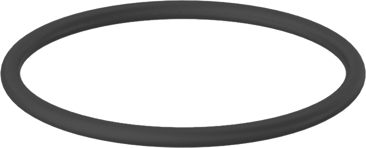 Yağa Dayanıklı Mil. Spec. Buna-N O-Ring, 3/32 Kesirli Genişlik, Dash No. 132,-20° to 250°F