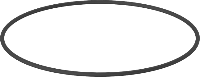 Yağa Dayanıklı Mil. Spec. Buna-N O-Ring, 3/32 Kesirli Genişlik, Dash No. 159,-20° to 250°F