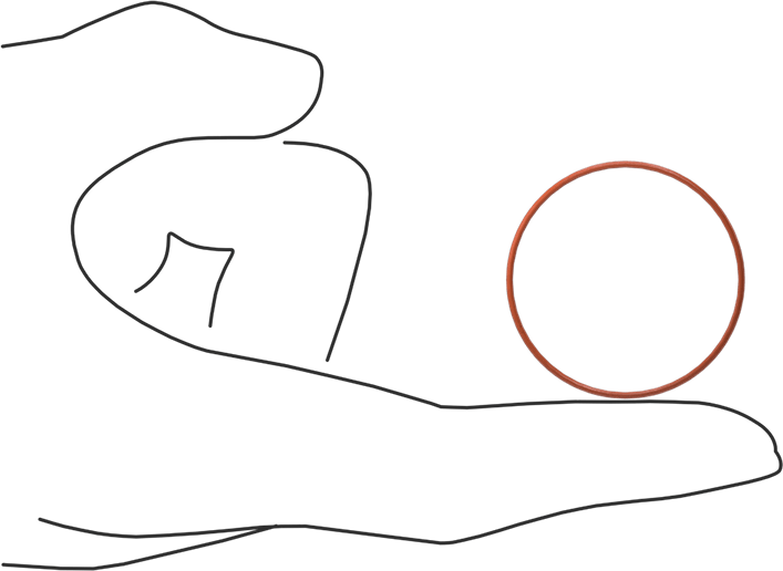 Yüksek Sıcaklık Silikon O-Ring, 1 mm Genişlik, 34 mm İç Çap