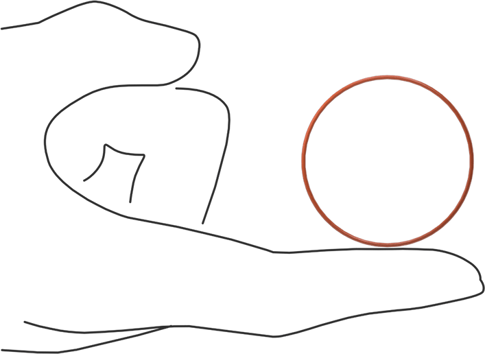 Yüksek Sıcaklık Silikon O-Ring, 1 mm Genişlik, 40 mm İç Çap