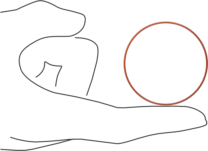 Yüksek Sıcaklık Silikon O-Ring, 1 mm Genişlik, 46 mm İç Çap