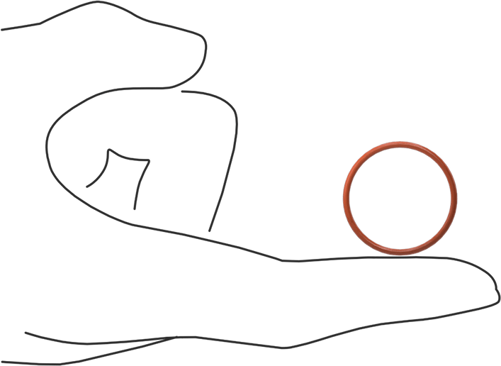 Yüksek Sıcaklık Silikon O-Ring, 1.5 mm Genişlik, 24 mm İç Çap